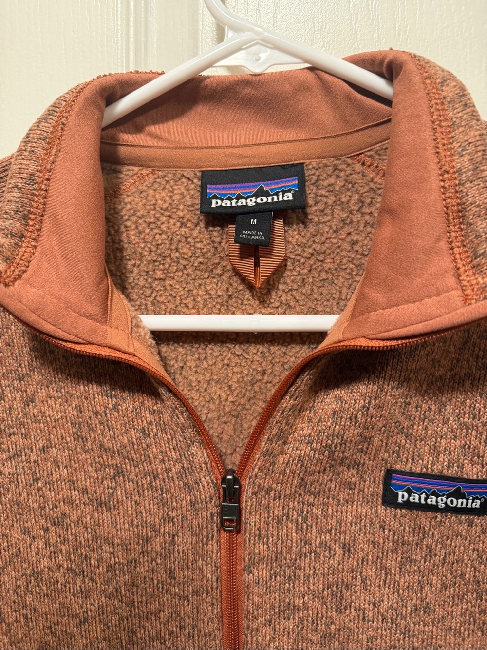 Patagonia Womens Rust-Blend Full Zip Fleece Jacket